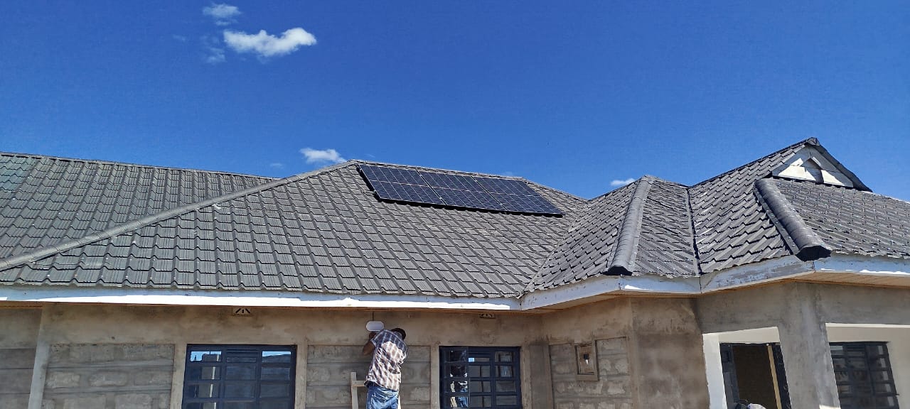 Certified Sundara field technician installing solar infrastructure